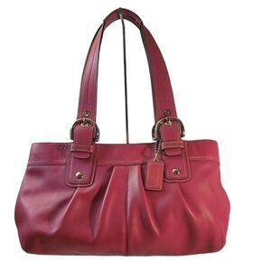 Coach Soho Leather Satchel Tote/Shoulder Handbag Purse